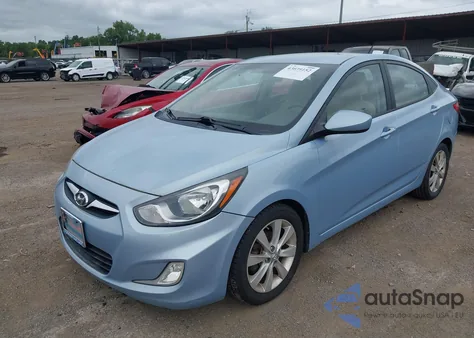 2012 Hyundai Accent Gls from USA, damaged, VIN KMHCU4AE8CU078795